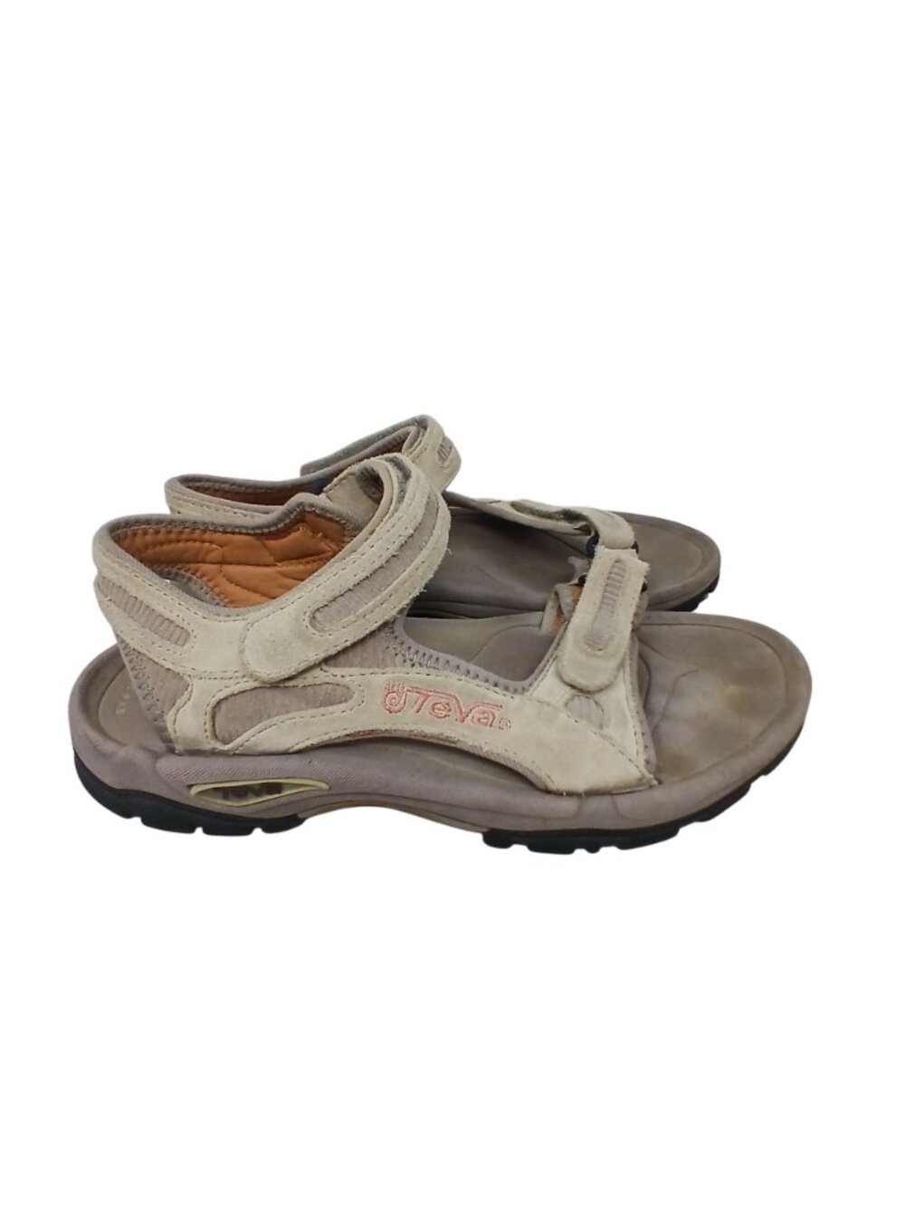 Teva Womens Size 9 Beige Sandals Adj Straps Cushioned Shock Soles 6468 #2 - Picture 4 of 10
